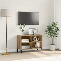 vidaXL TV-bänk Artisan-ek Artisan-ek Konstruerat trä Medium TV-bänk