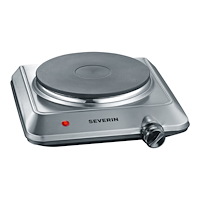 Severin SEVERIN KP 1092 - elektrisk kokplatta - borstat rostfritt stål