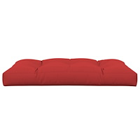 vidaXL Palldyna röd 120x80x12 cm tyg