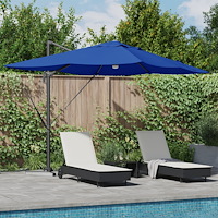 vidaXL Azure Blue Cantilever Umbrella Azure Blå Polyester canopy Stor
