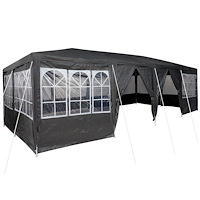 vidaXL festtält med 12 sidoväggar antracit 8x4 m PE