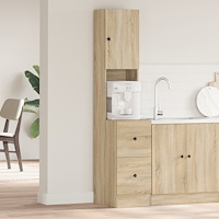 vidaXL Kökskåp Sonoma Ek 35x50x180 cm Trä