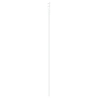 vidaXL Skjutdörr med installationsset Vit 73,5x211 cm Massivt trä från furu