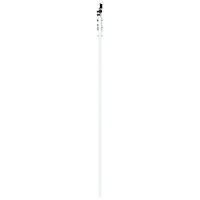 vidaXL Skjutdörr med Beslagset Vit 86x211 cm Massivt Furuträ