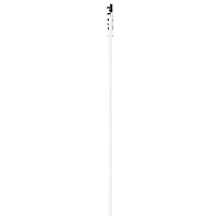 vidaXL Skjutdörr med Tillbehör Vit 83x232 cm Massivt Trä Furu