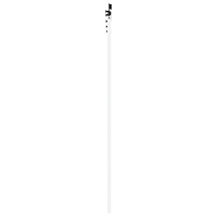 vidaXL Skjutdörr med Hardware Set Vit 78x202 cm Massivt Trä Furu