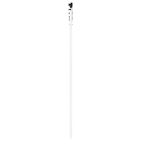 vidaXL Skjutdörr med Hårdvaruset Vit 93x211 cm Massivt Furu