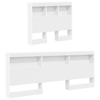 vidaXL Bokhyllesäng Vit 90x200 cm Ingenjörskonstruktion
