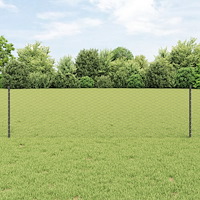 vidaXL Gärdesstolpar 5 st U-kanal Grå 60 cm Stål, vidaXL Hexagongärde Grå 0,6x10 m Stål