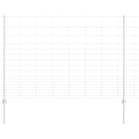 vidaXL Stängselstolpar 22 st U-Kanal 150 cm Galvaniserat Stål