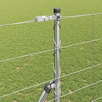 vidaXL Fältstängsel 1.4x50 m Varmgalvaniserat Stål