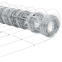vidaXL Fältstängsel 0.8x100 m Galvaniserat Stål