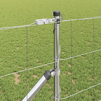 vidaXL Fältstängsel 1x50 m Galvaniserat stål