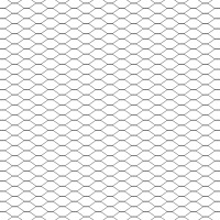 vidaXL Hexagon Staket Grå 1,2x10 m Stål