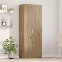 vidaXL Högskåp Artisan Ek 70x35x180 cm Konstruerat Trä