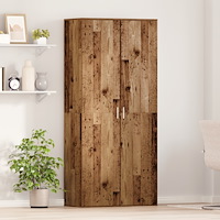 vidaXL Högskåp Gamla Trädetaljer 80x39x178 cm Konstruerat Trä
