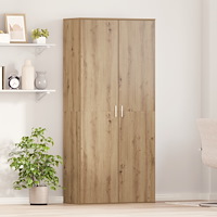 vidaXL Högskåp Hantverksmässig Ek 80x39x178 cm Konstruerat trä