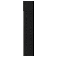 vidaXL Förvaringsskåp Svart Ek 70x42.5x225 cm Konstruerat Trä