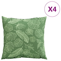 vidaXL Kuddar 4 st Flerfärgad 40x40 cm Tyg