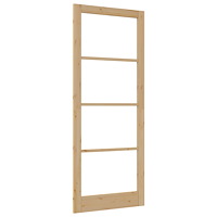 vidaXL Inomhusdörr med glas "ORKDAL" 93x232x4 cm Massivt trä i furu