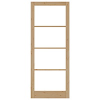 vidaXL Inomhusdörr med glas "ORKDAL" 93x232x4 cm Massivt trä i furu