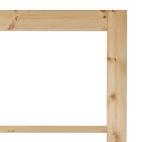 vidaXL Inomhusdörr med glas "ORKDAL" 93x232x4 cm Massivt trä i furu