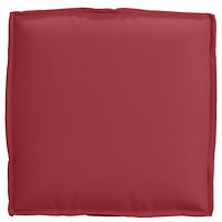 vidaXL Pallkuddar för plats 6 st Vinröd 40x40x8 cm Oxford-tyg