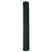 vidaXL Hexagon Staket Grön 1.2x10 m Stål