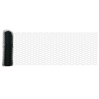 vidaXL Hexagonstängsel Grön 0.8x25 m Stål