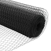 vidaXL Hexagonstaket Grå 0.8x50 m Stål