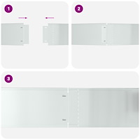 vidaXL Gräskantningar 10 st 25x100 cm Flexibel Galvaniserad Stål