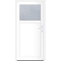 vidaXL Hemdörrar vit/vit 1.2mm stålförstärkning