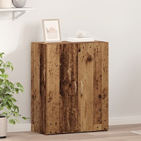 vidaXL Kontorsskåp Gammalt Trä 60x32x77.5 cm