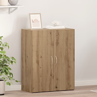 vidaXL Kontorskåp Artisan Ek 60x32x77,5 cm Konstruerat trä