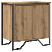 vidaXL Badrumshandfatsskåp Artisan-ek 60x35x50 cm Konstruerat trä