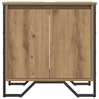 vidaXL Badrumshandfatsskåp Artisan-ek 60x35x50 cm Konstruerat trä