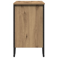 vidaXL Badrumshandfatsskåp Artisan-ek 60x35x50 cm Konstruerat trä