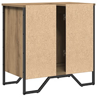 vidaXL Badrumshandfatsskåp Artisan-ek 60x35x50 cm Konstruerat trä