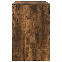 vidaXL Skrivbord Rökt Ek Spånskiva 100 x 50 x 76 cm Hållbart Skrivbord