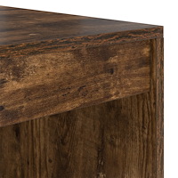 vidaXL Skrivbord Rökt Ek Spånskiva 100 x 50 x 76 cm Hållbart Skrivbord