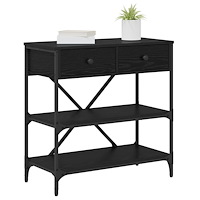 vidaXL Konsolbord Svart ek 75x34,5x75 cm Trä