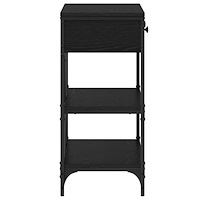 vidaXL Konsolbord Svart ek 75x34,5x75 cm Trä