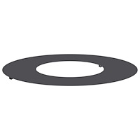 vidaXL Metallkruka Svart Metall 60 x 60 x 1,3 cm Dekorativa Inläggningar