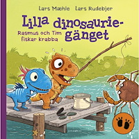 Lind & Co Lilla dinosauriegänget. Rasmus och Tim fiskar krabba (inbunden)