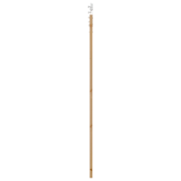 vidaXL Skjutdörr Set om 2 Naturlig och vit Massivt tallträ 86 x 211 cm