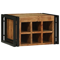 vidaXL Vinrack 46x35x27,5 cm Massivt Akaciaträ