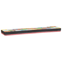 vidaXL Vägghyllor 2 st 100x20x6 cm Solitt Mango-trä