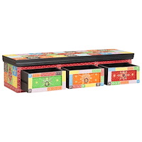 vidaXL väggmonterad TV-bänk 100x30x24 cm Massivt trä Grovt mango