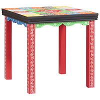 vidaXL Nesting Tables 3 st Solid Trä Mango