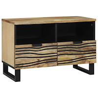 vidaXL TV-bänk - 70x33.5x46 cm, massivt mangoträ